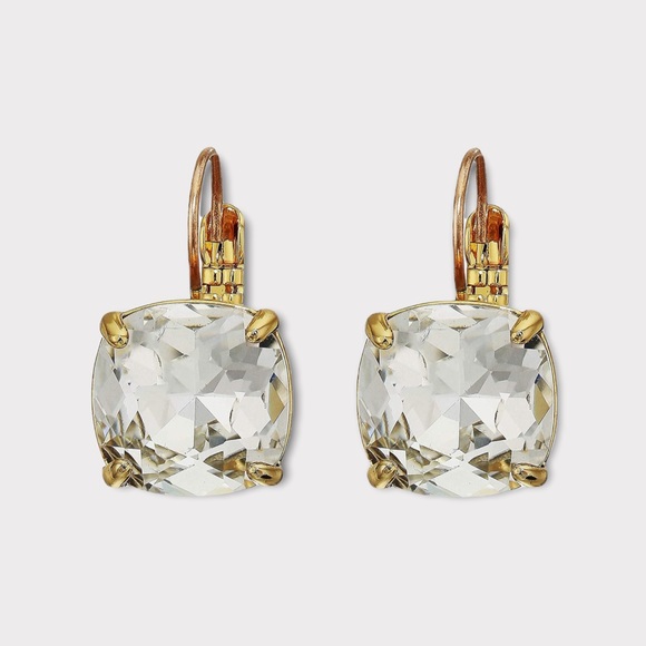 KATE SPADE SQUARE GOLD in COLOR EARRINGS